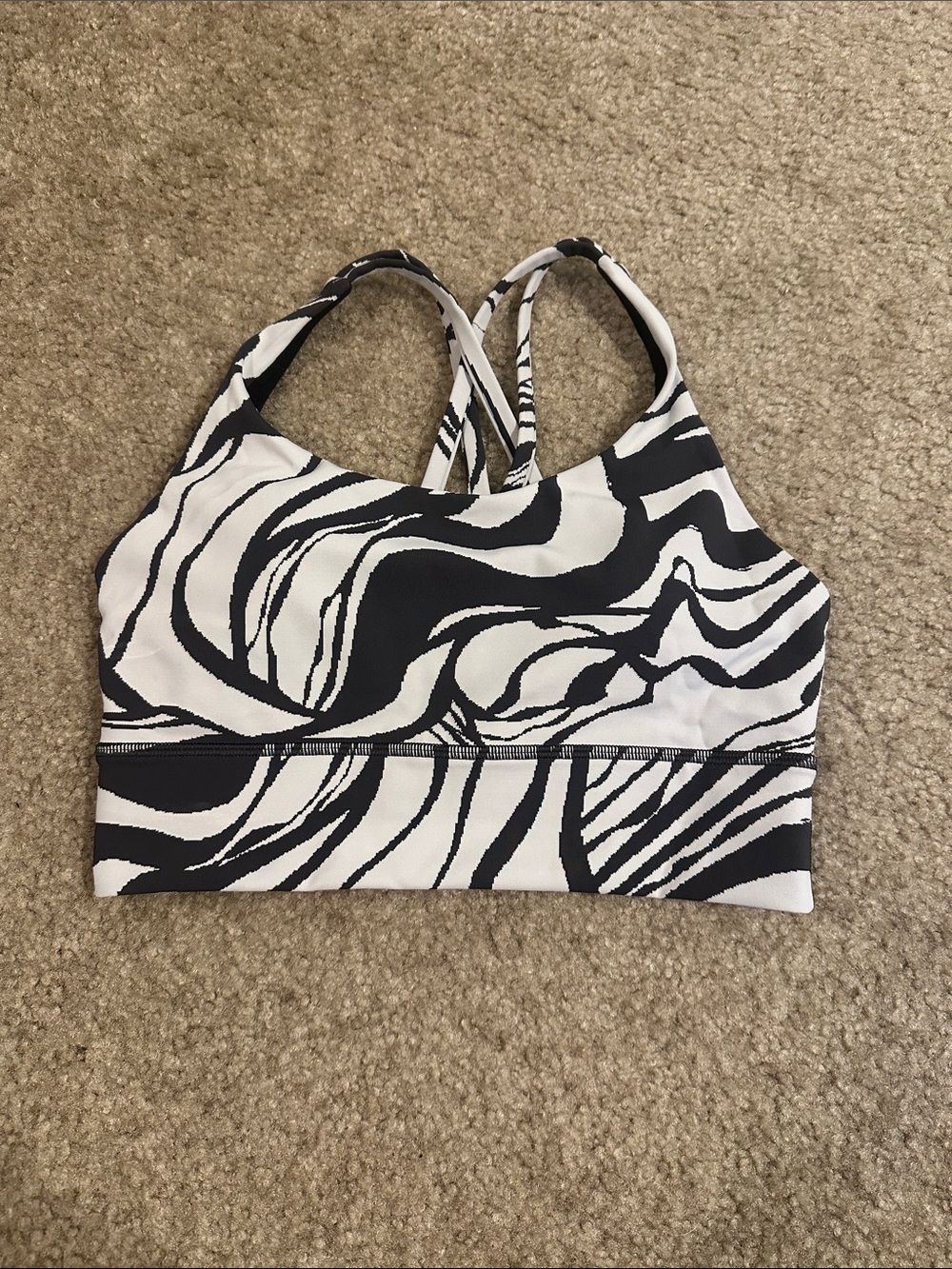 Lululemon energy long line sports bra